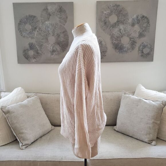 🔆 SANCTUARY 🔆Austin Shaker Stitch Long Length Sweater - [size Medium, Ivory] - Picture 5 of 10